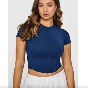 Oner Active Mellow Soft Mid Short Sleeve T-Shirt Navy Blue midnight Size Small